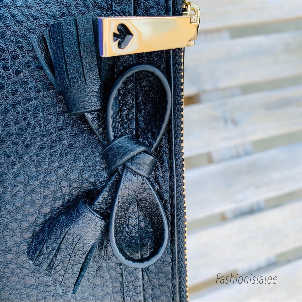Kate spade small Hayes wallet black leather $109 - Picture 5 of 6